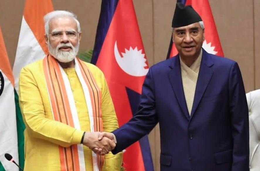 प्रधानमन्त्री देउवा र मोदीबीच भेटवार्ता, दुई देशको सम्बन्ध सुधारमा केन्द्रित 